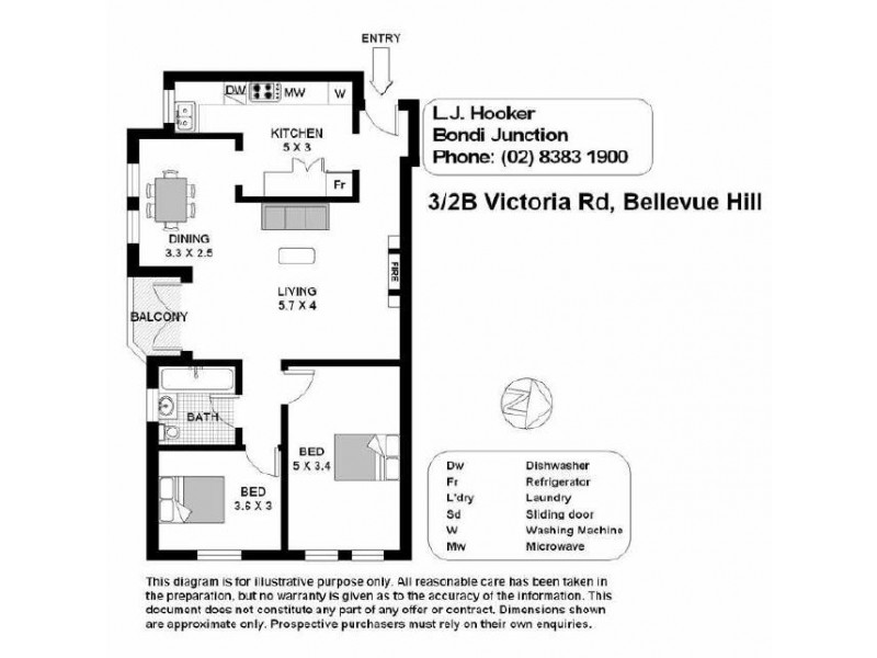 3/2B Victoria Road, Bellevue Hill NSW 2023