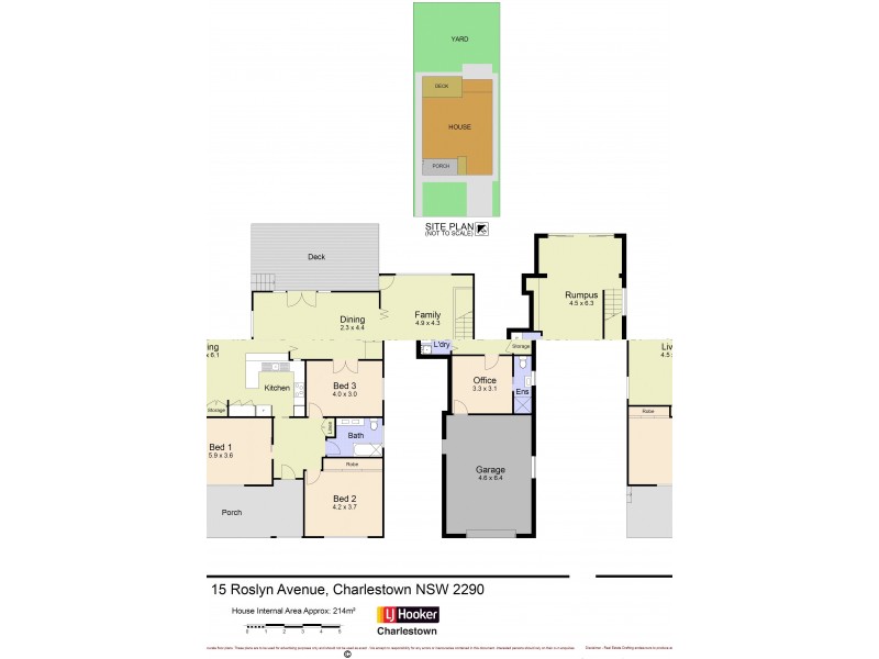 15 Roslyn Avenue, Charlestown NSW 2290 Floorplan