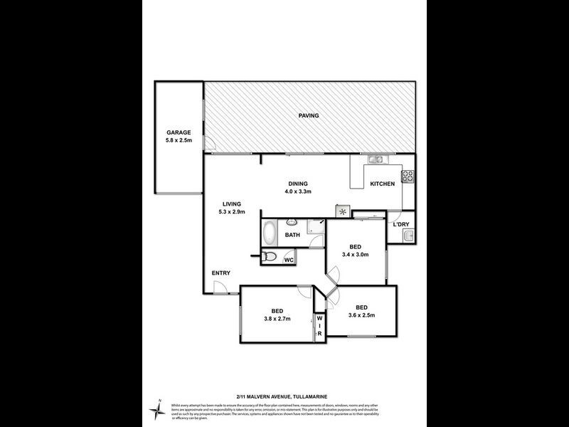 2/11 Malvern Avenue, Tullamarine VIC 3043