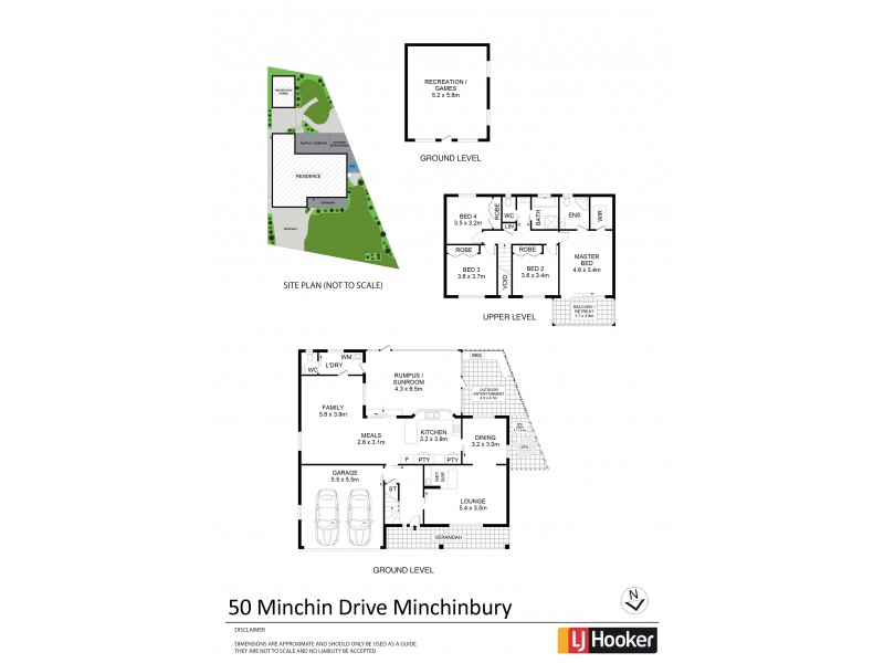 50 Minchin Drive, Minchinbury NSW 2770 Floorplan