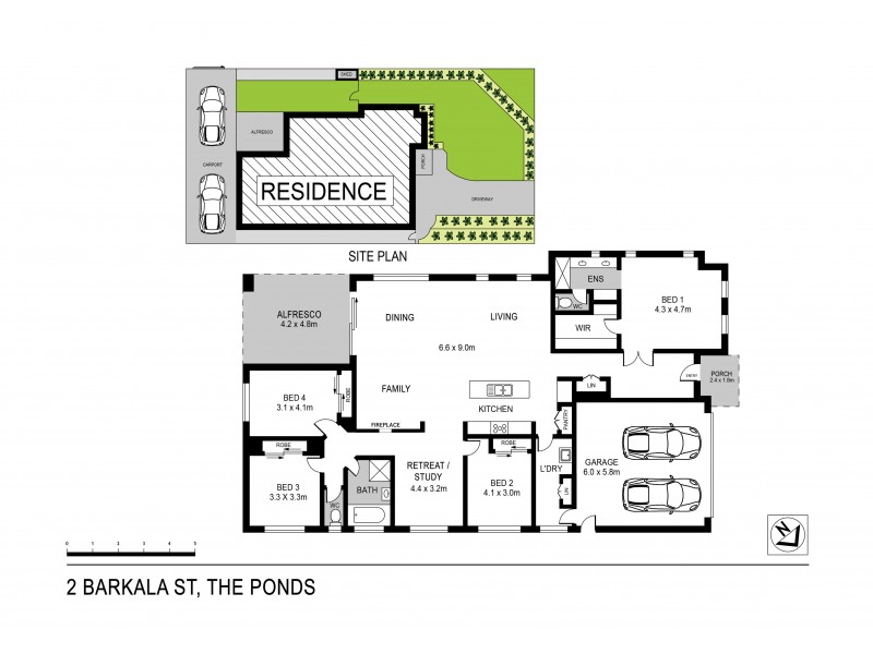 2 Barkala Street, The Ponds NSW 2769 Floorplan