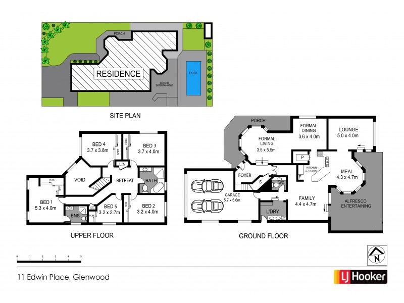 11 Edwin Place, Glenwood NSW 2768 Floorplan