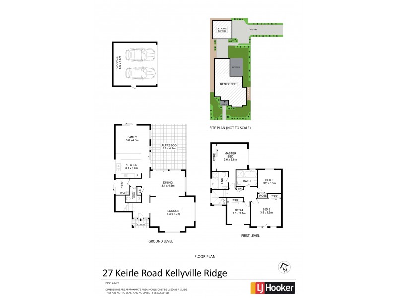 27 Keirle Road, Kellyville Ridge NSW 2155 Floorplan