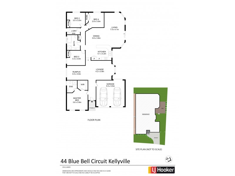 44 Blue Bell Circuit, Kellyville NSW 2155 Floorplan