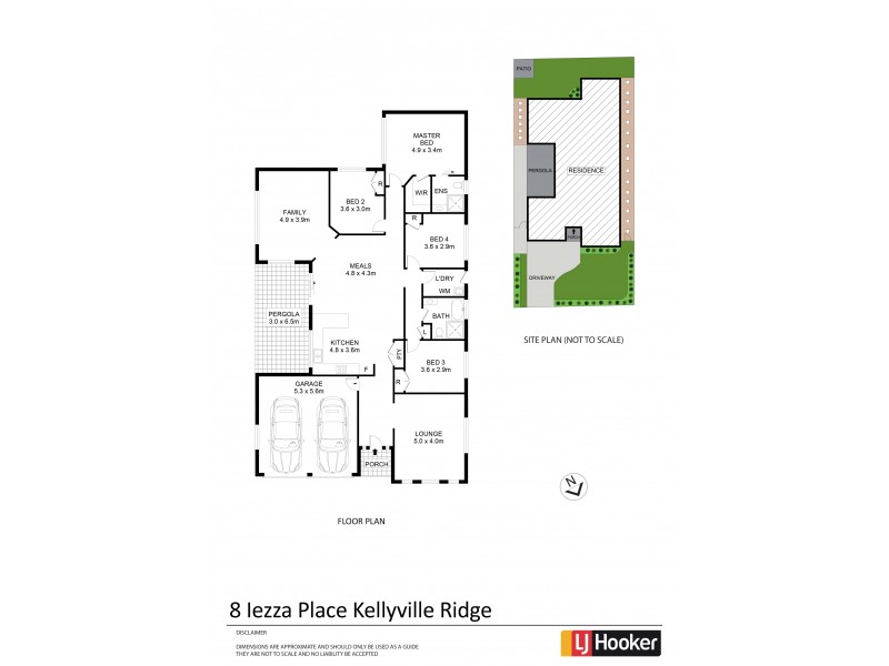 8 Iezza Place, Kellyville Ridge NSW 2155 Floorplan
