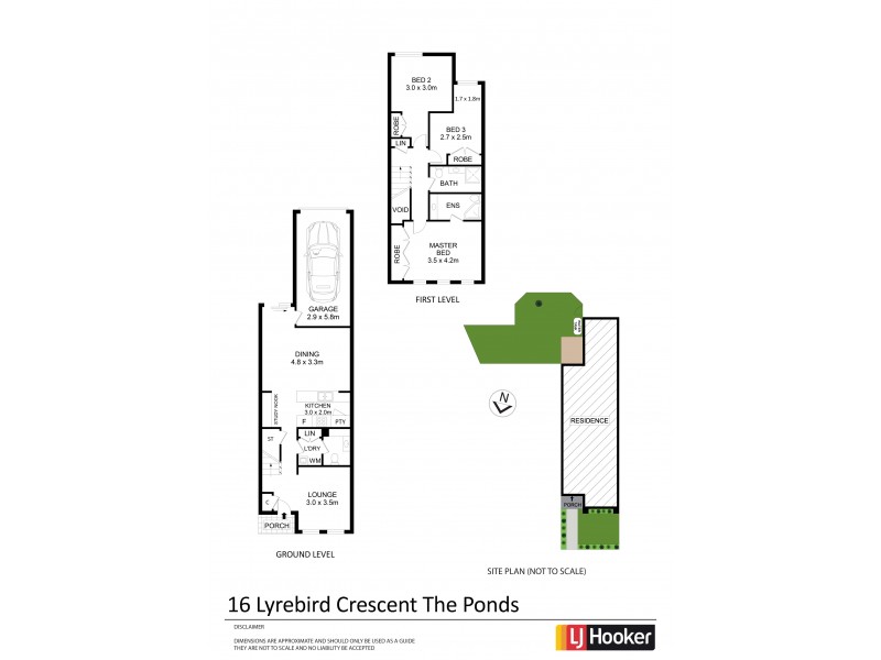 16 Lyrebird Crescent, The Ponds NSW 2769 Floorplan