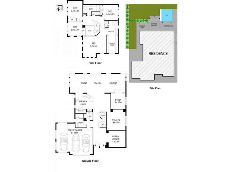 4 Valenti Crescent, Kellyville NSW 2155 Floorplan