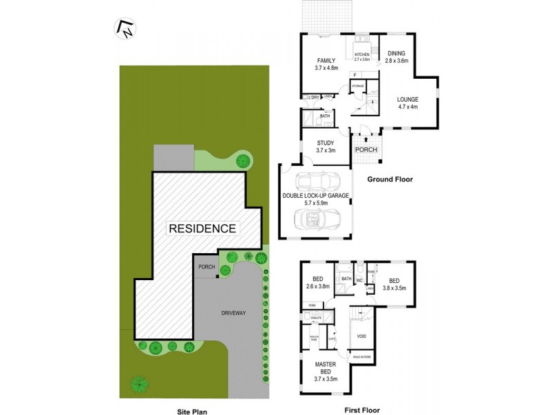 9 Bowness Court, Kellyville NSW 2155 Floorplan