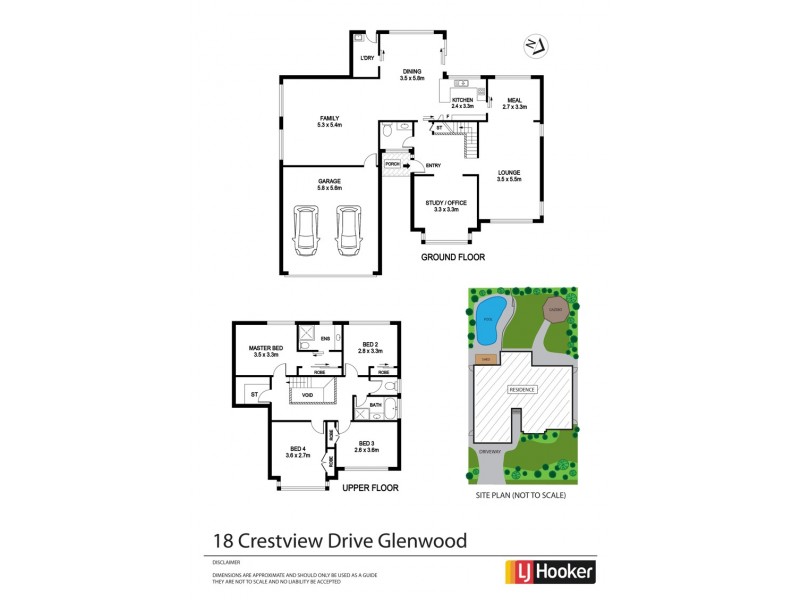 18 Crestview Drive, Glenwood NSW 2768 Floorplan