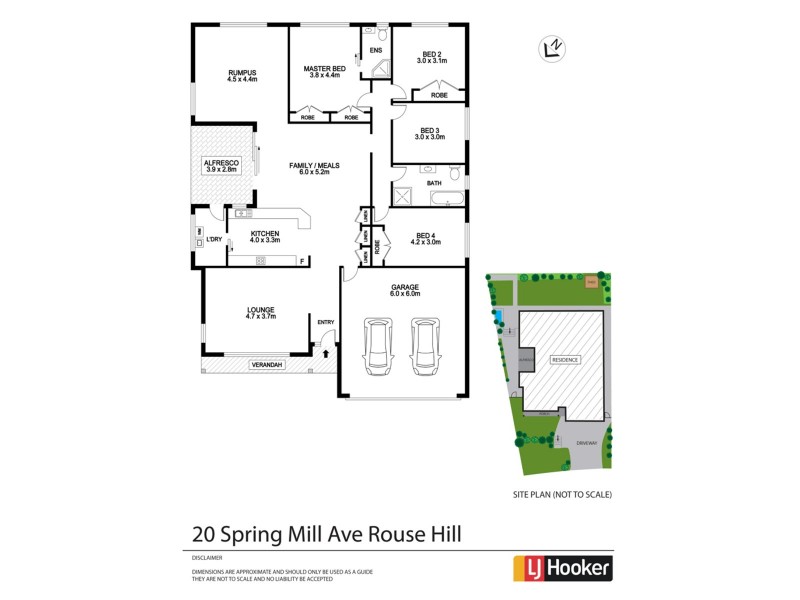 20 Spring Mill Avenue, Rouse Hill NSW 2155 Floorplan