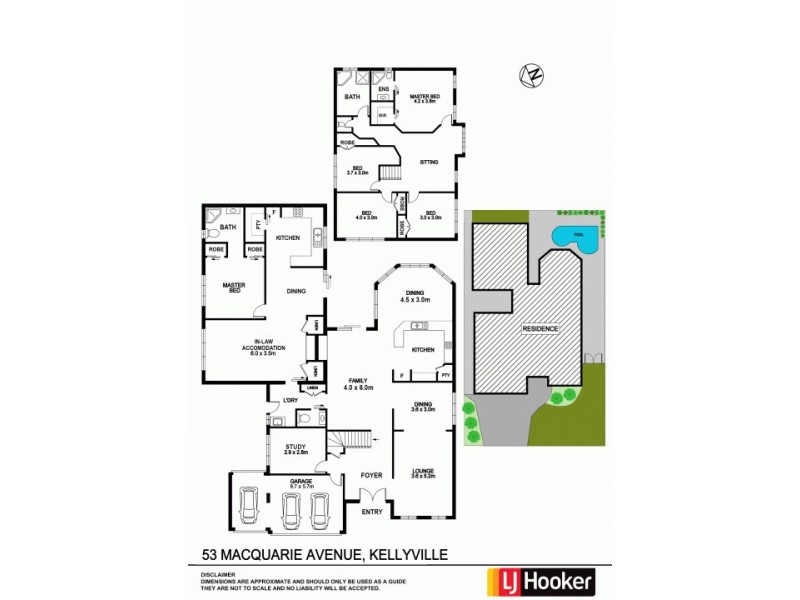 53 Macquarie Avenue, Kellyville NSW 2155 Floorplan