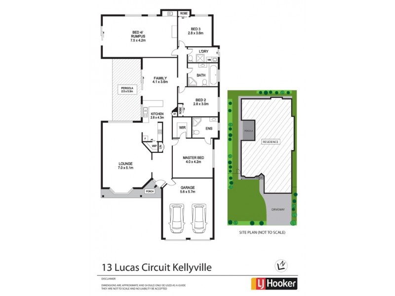 13 Lucas Circuit, Kellyville NSW 2155 Floorplan