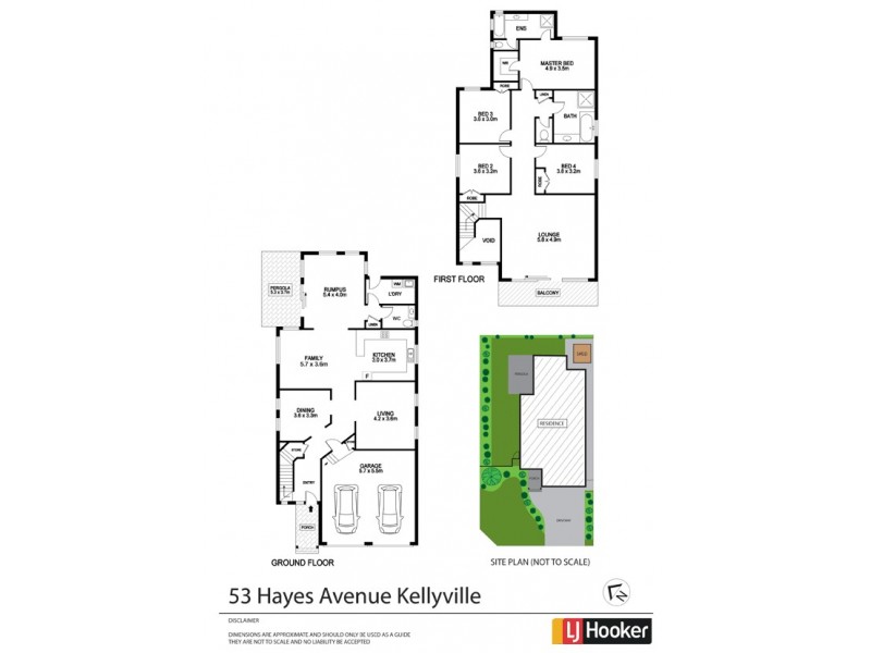 53 Hayes Avenue, Kellyville NSW 2155 Floorplan