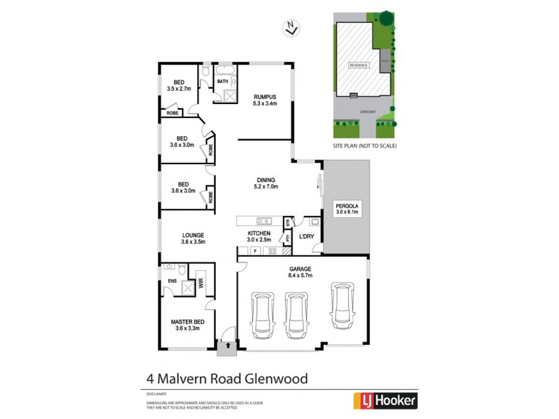 4 Malvern Road, Glenwood NSW 2768 Floorplan