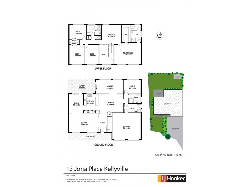 13 Jorja Place, Kellyville NSW 2155 Floorplan