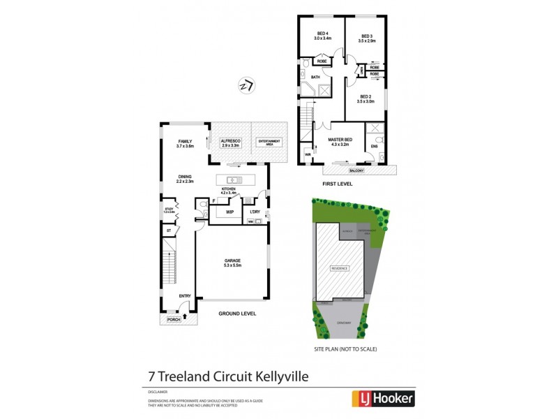 7 Treeland Circuit, Kellyville NSW 2155 Floorplan