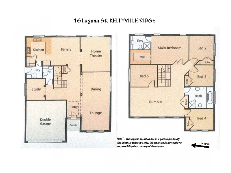 16 Laguna Street, Kellyville Ridge NSW 2155 Floorplan