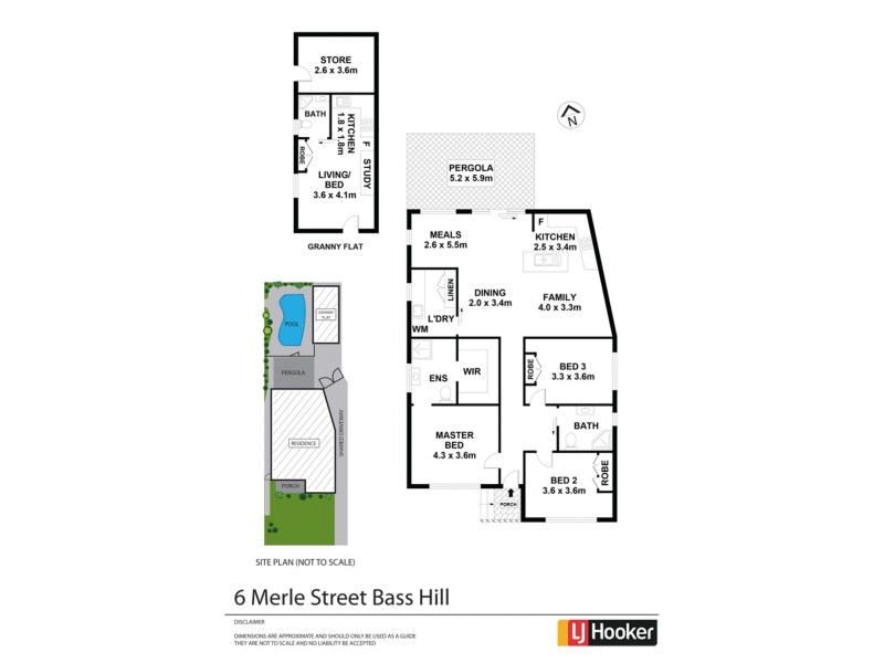 6 Merle Street, Bass Hill NSW 2197 Floorplan