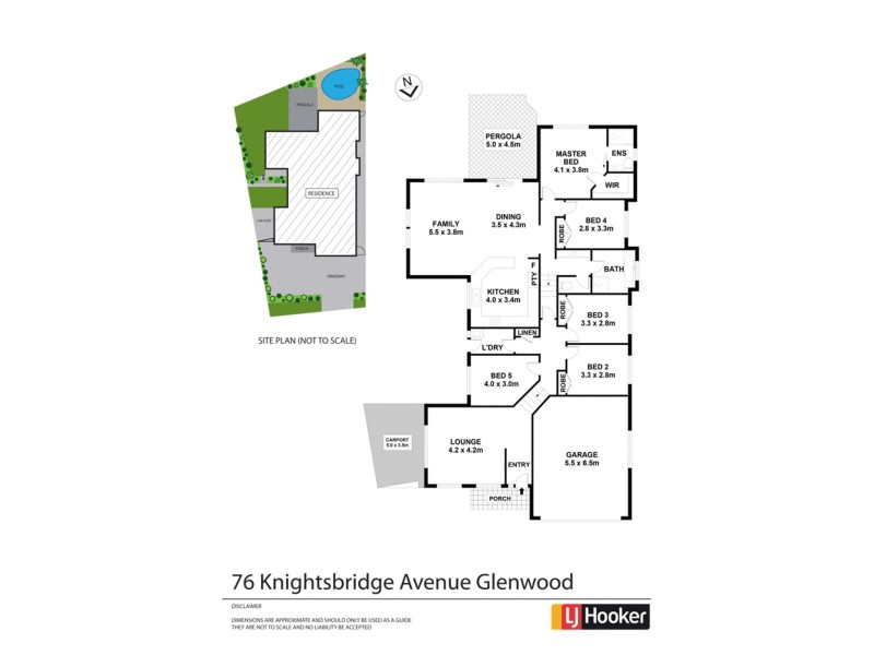 76 Knightsbridge Avenue, Glenwood NSW 2768 Floorplan