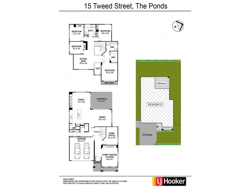 15 Tweed Street, The Ponds NSW 2769 Floorplan