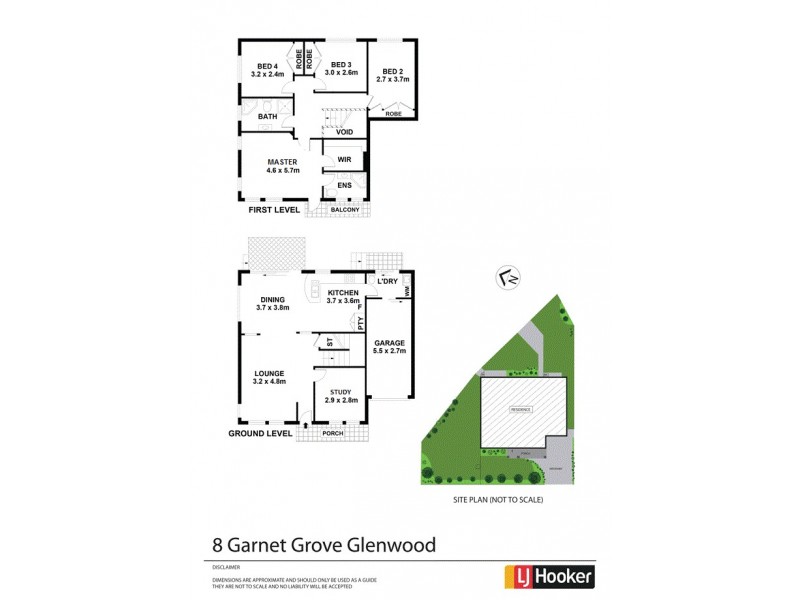8 Garnet Grove, Glenwood NSW 2768 Floorplan