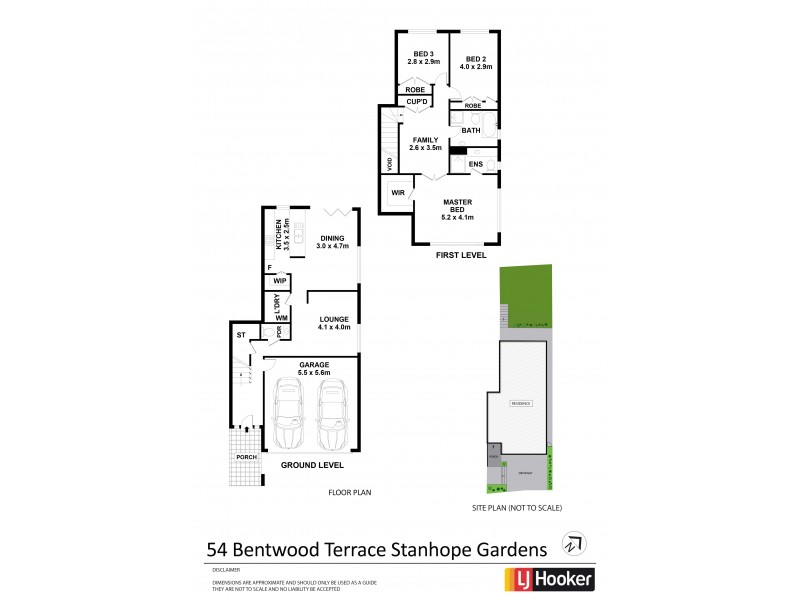 54 Bentwood Terrace, Stanhope Gardens NSW 2768 Floorplan