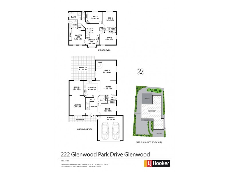 222 Glenwood Park Drive, Glenwood NSW 2768 Floorplan
