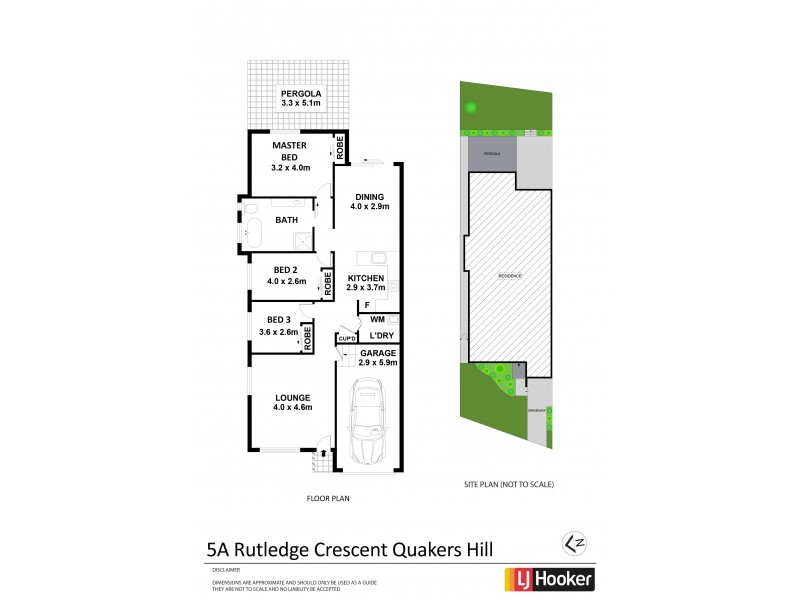 5A Rutledge Crescent, Quakers Hill NSW 2763 Floorplan
