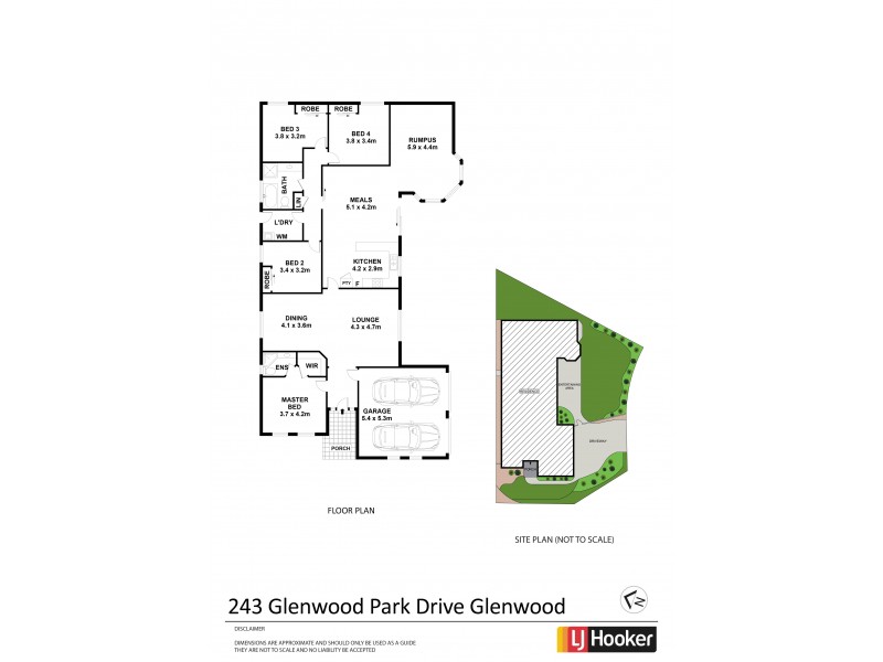 243 Glenwood Park Drive, Glenwood NSW 2768 Floorplan