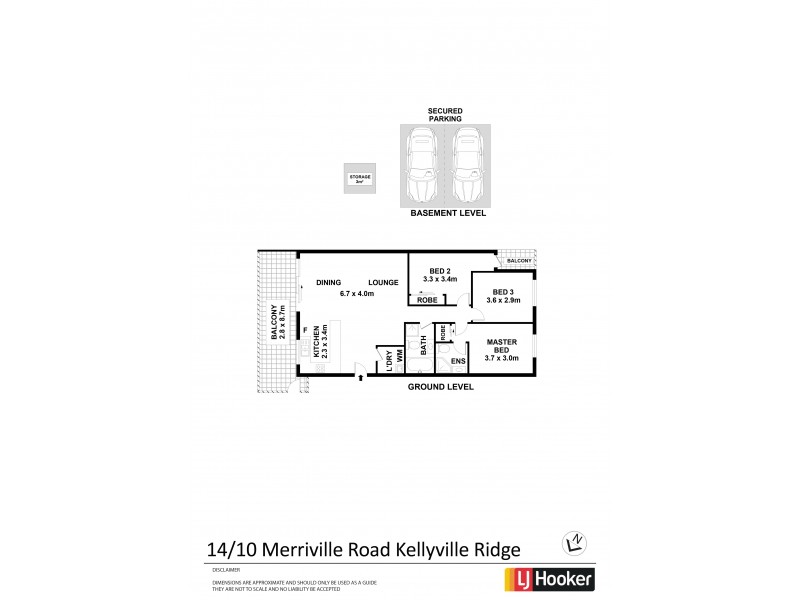 14/10 Merriville Road, Kellyville Ridge NSW 2155 Floorplan
