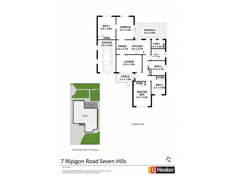 7 Nipigon Road, Seven Hills NSW 2147 Floorplan