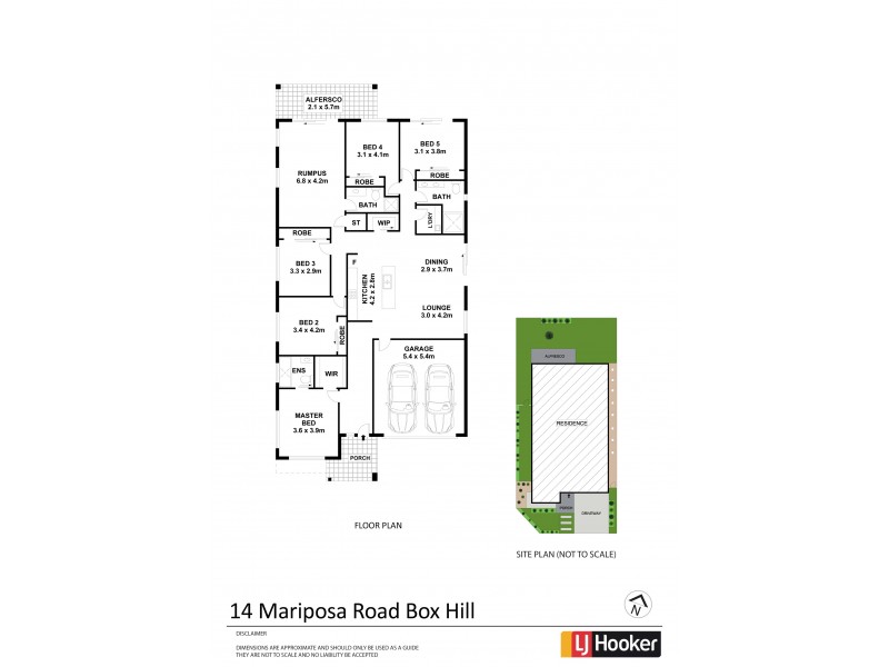 14 Mariposa Road, Box Hill NSW 2765 Floorplan