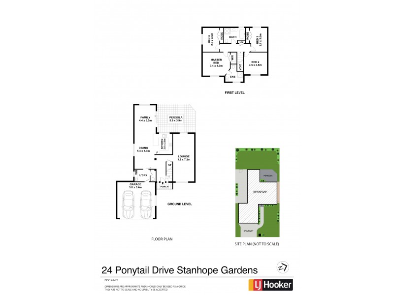 24 Ponytail Drive, Stanhope Gardens NSW 2768 Floorplan