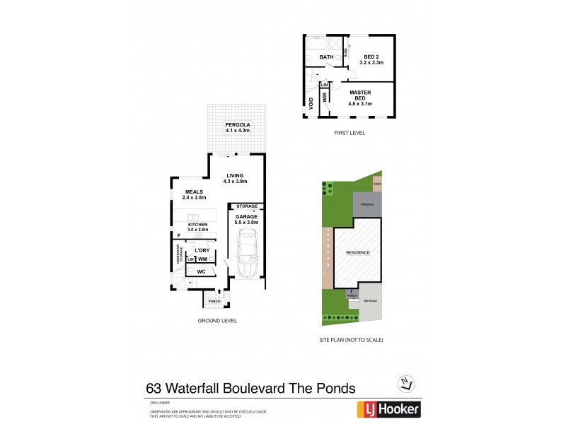 63 Waterfall Boulevard, The Ponds NSW 2769 Floorplan