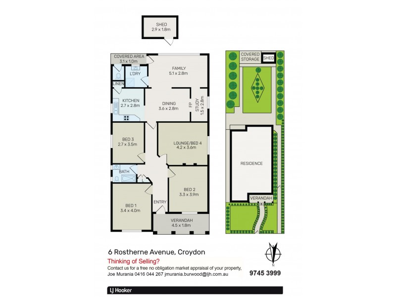 6 Rostherne Avenue, Croydon NSW 2132 Floorplan