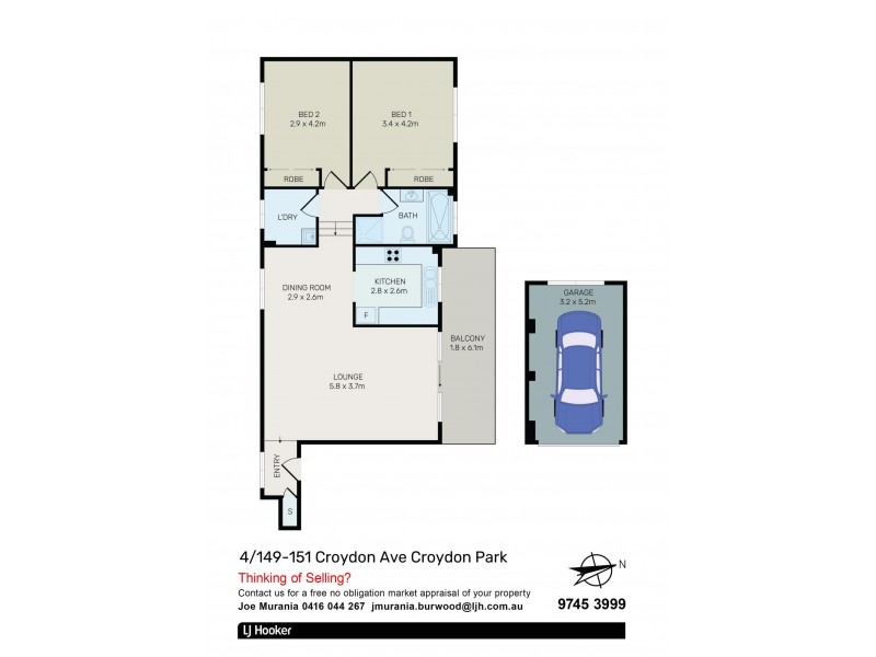 4/149-151 Croydon Avenue, Croydon Park NSW 2133 Floorplan