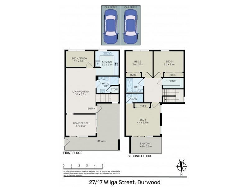 27/17 Wilga Street, Burwood NSW 2134 Floorplan