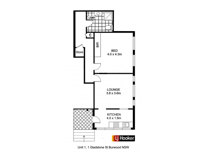 1/1 Gladstone Street, Burwood NSW 2134