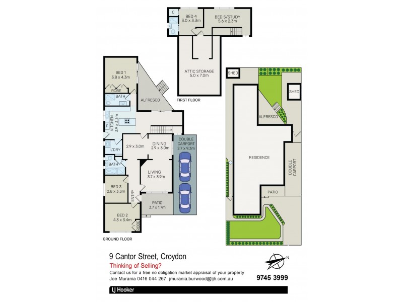 9 Cantor Street, Croydon NSW 2132 Floorplan