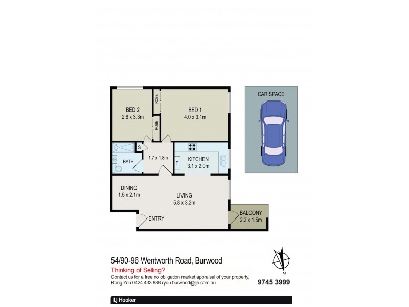 54/90-94 Wentworth Road, Burwood NSW 2134