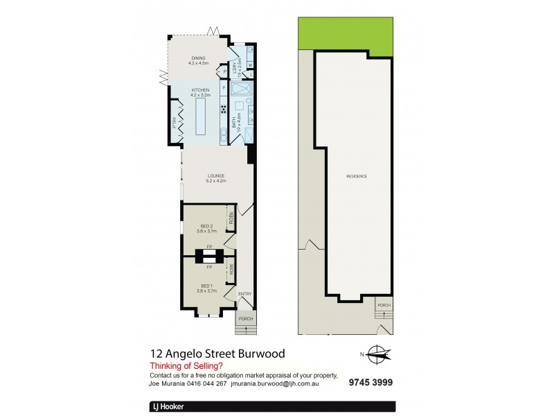 12 Angelo Street, Burwood NSW 2134 Floorplan