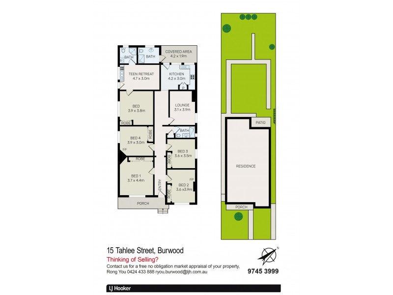 15 Tahlee Street, Burwood NSW 2134 Floorplan