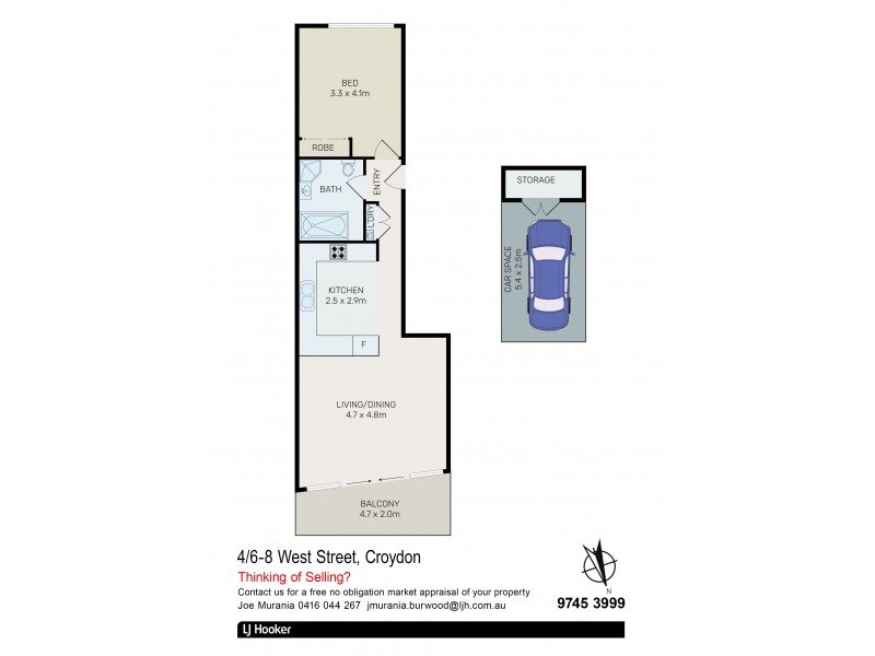 4/6-8 West Street, Croydon NSW 2132 Floorplan