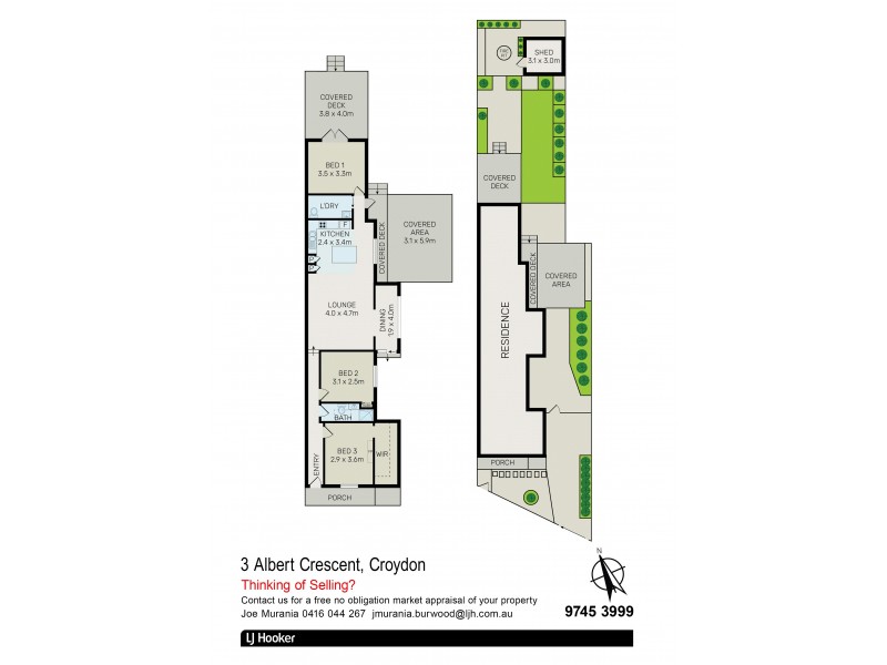 3 Albert Crescent, Croydon NSW 2132 Floorplan