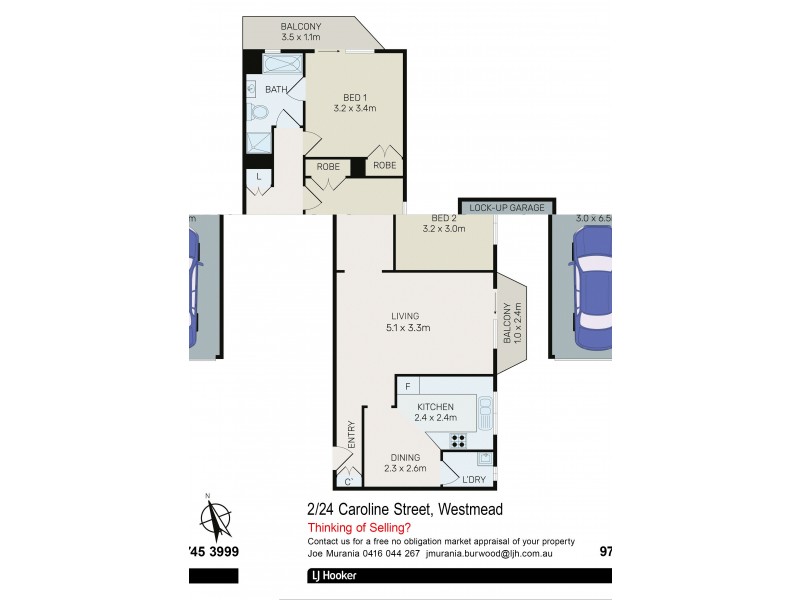 2/24 Caroline Street, Westmead NSW 2145 Floorplan