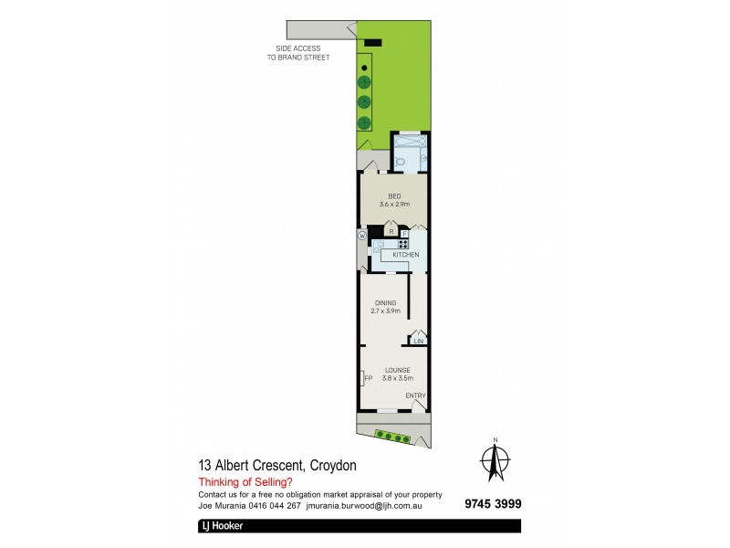 13 Albert Crescent, Croydon NSW 2132 Floorplan