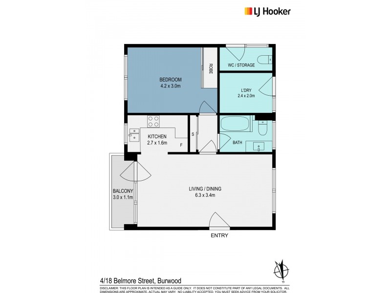 4/18 Belmore Street, Burwood NSW 2134