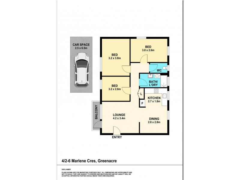 4/2-6 Marlene Crescent, Greenacre NSW 2190