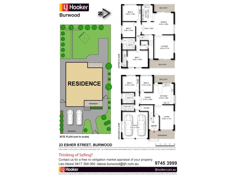 23 Esher Street, Burwood NSW 2134 Floorplan