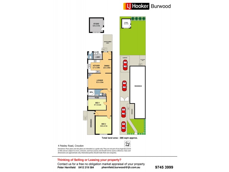 4 Paisley Road, Croydon NSW 2132 Floorplan
